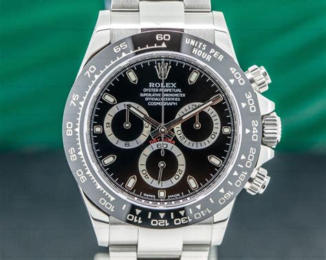 rolex daytona ceramic black dial